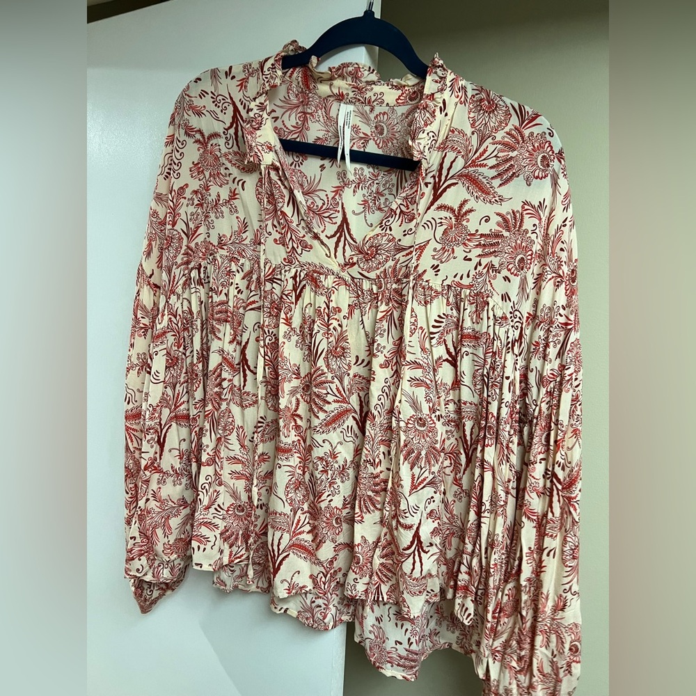 Anthropologie flowy top